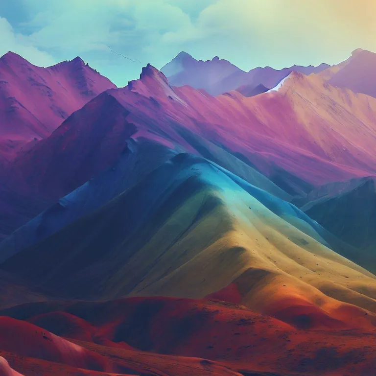 Góry Tęczowe: Kolorowe cuda natury